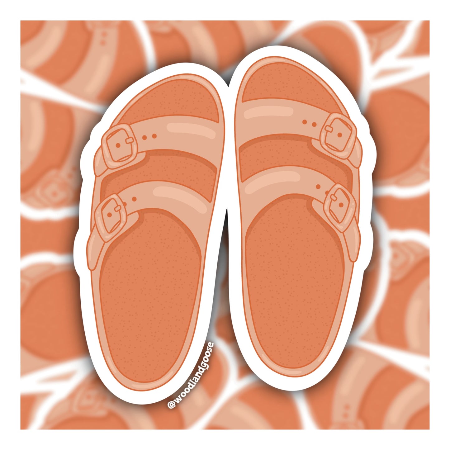 Beach Sandals Sticker