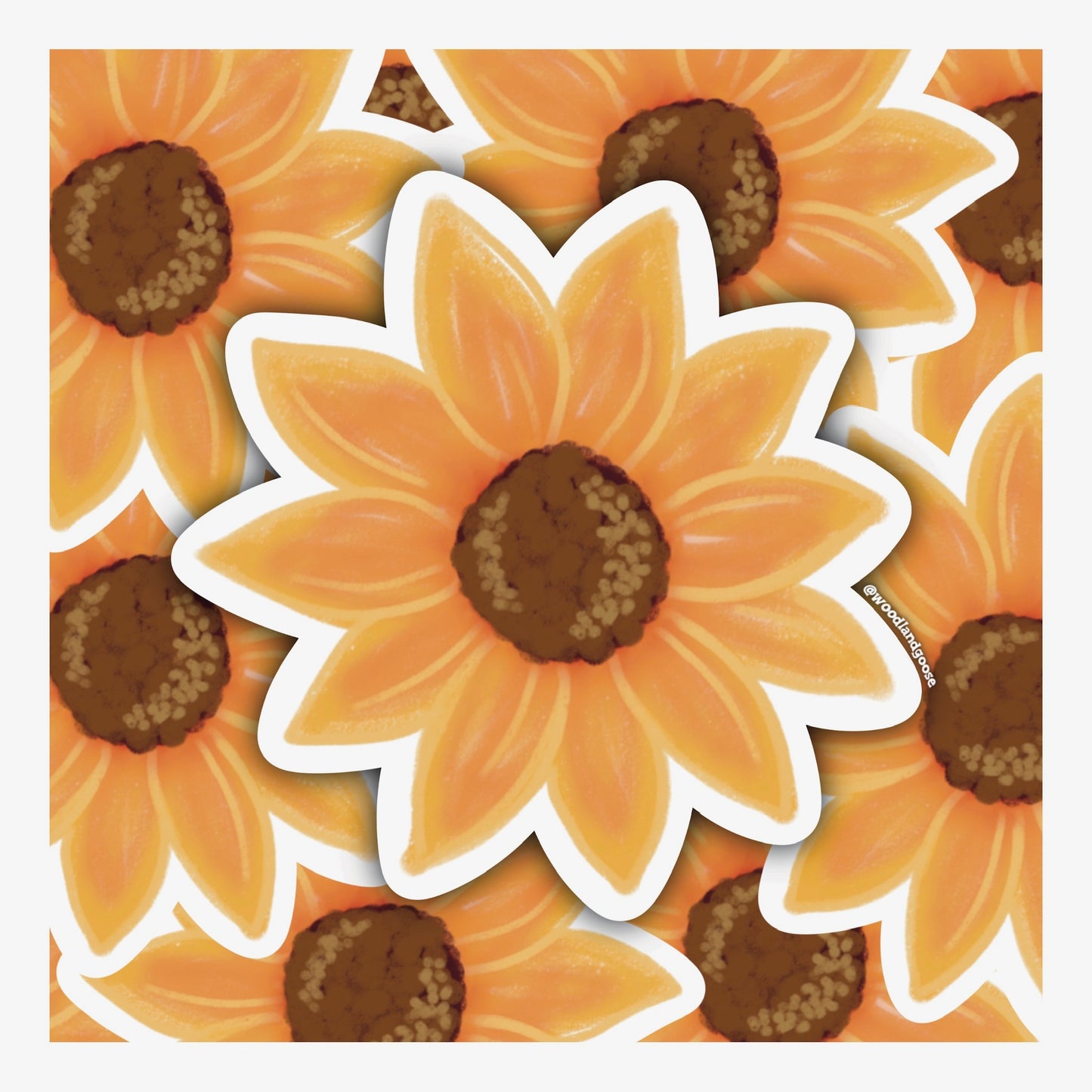 Sunflower Sticker