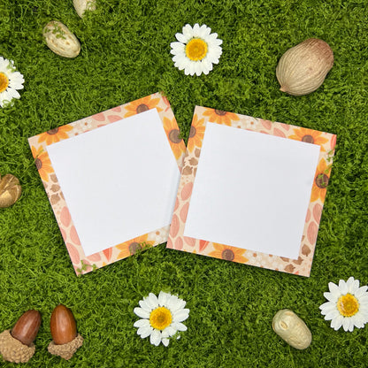 Sunflower Harvest Sticky Notes