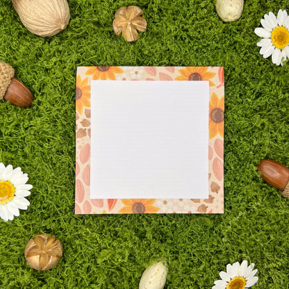 Sunflower Harvest Sticky Notes