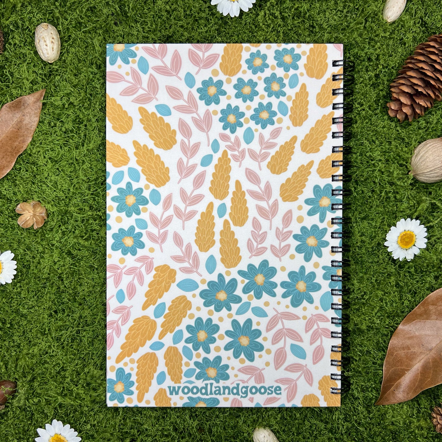 Spring Meadow Half Notebook