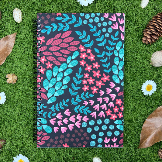 Pine Berry Half Notebook