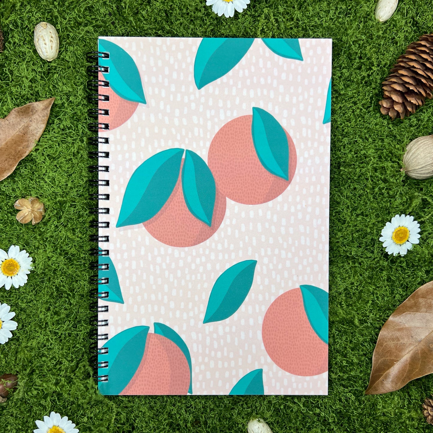 Orange Cream Half Notebook