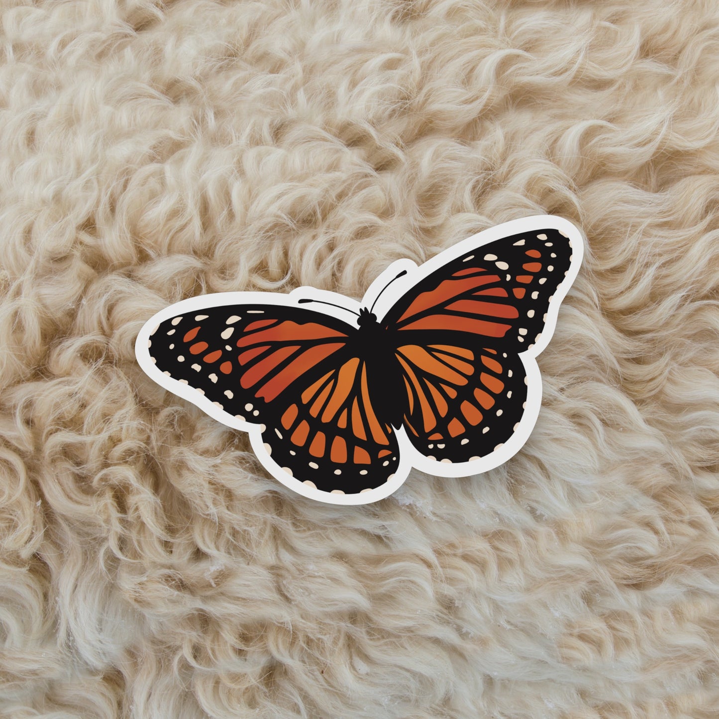 Monarch Butterfly Sticker